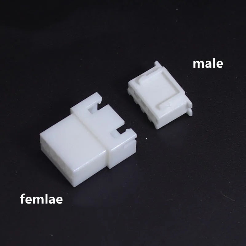 20Set/100Pcs XH 2.54mm Air Docking Connector Leads Header Male/Female Housing+Male/Female Terminals 2P~15Pin Plastic shell