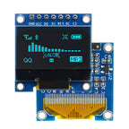 2PCS/lot 0.96 Inch OLED Display Module SSD1306 128x64 Resolution Low Power Consumption I2C Interface for DIY Projects