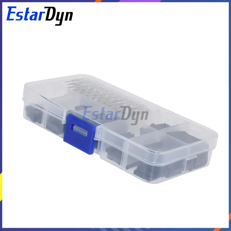 310pcs Dupont Jumper Wires Kit, 2.54mm Pin Headers 1-8 Pin Male/Female with Housing for Raspberry Pi Breadboard DIY