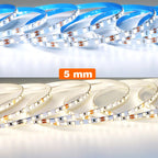 5mm 8mm LED Strip 2835 DC24V 12V 120LEDs/m Home Lamp Strips Red Ice Blue Yellow Orange Pink Flexible And Cuttable Soft Lamp Bar