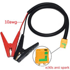 YOC-XT90 Battery Charging Cable For To XT90 Anti Spark Conncters Cable 10AWG Cable With DC 12V Battery Alligator Clips 12FT