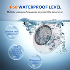 LED Swimming Pool Lights RGB AC12V 12W 18W 25W 35W 45W IP68 Waterproof Lamp with Remote Controller for pool party