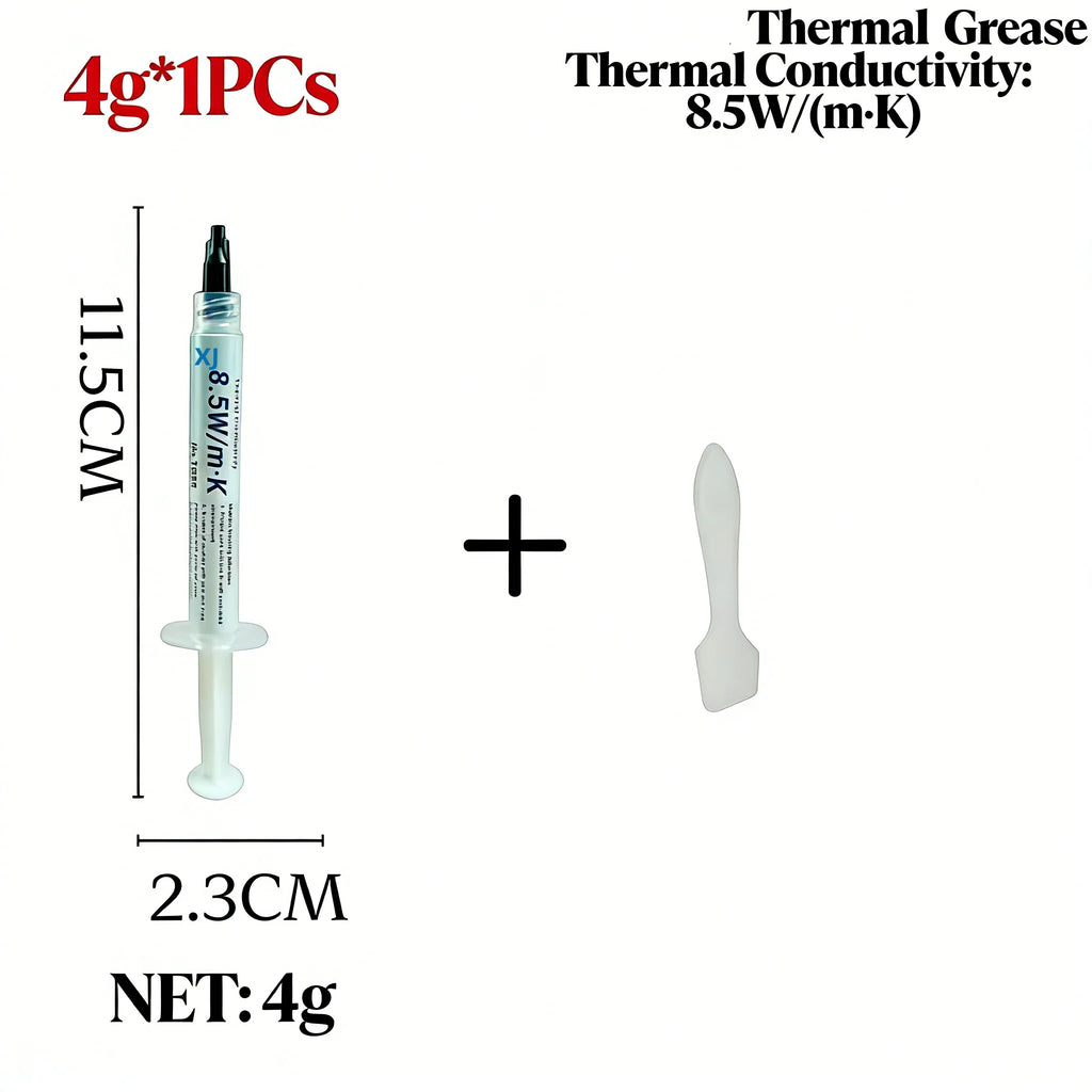 8.5w/m·k Thermal Paste Heat Conduction Compound Silicone Grease For Computer PC Laptop CPU GPU Video Card 4g Higher than