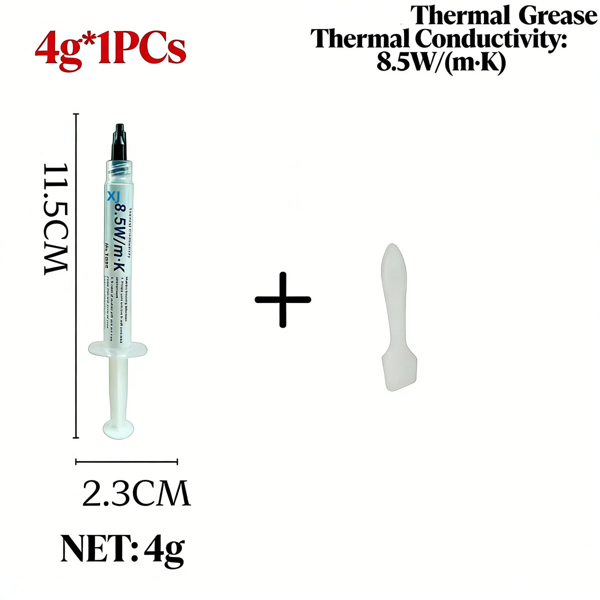 8.5w/m·k Thermal Paste Heat Conduction Compound Silicone Grease For Computer PC Laptop CPU GPU Video Card 4g Higher than