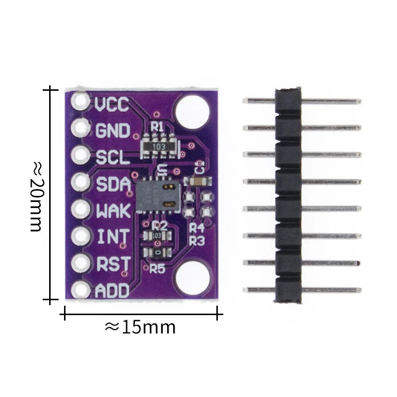 Gas Sensor Carbon Dioxide Detection Sensor Module CCS811 CO2 eCO2 TVOC Air Quality Detecting I2C Output CJMCU-811