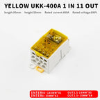 Distribution Box One In Several Out Power Wire Universal Electric Connector Junction Din Rail Terminal Block UKK 80A160A250A400A