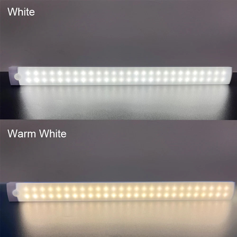 New Cabinet Light, Wireless Motion Sensor LED Light , Rechargeable Magnetic Night Light For Hallway, Kitchen, Wardrobe