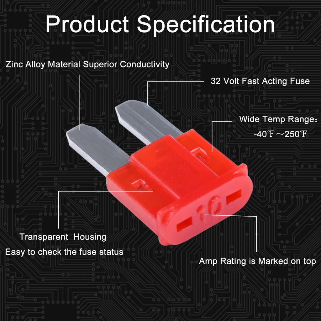 105 Pcs Micro2 Fuses  ATR APT Blade Fuse (5A 7.5A 10A 15A 20A 25A 30Amp)  with Fuse Puller, Fuses for Car, Boat, RV, Truck, SUV
