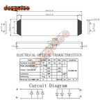 70PIN TN Positive 6-Digits Segment LCD  Q12444-3 Transmissive 6 Digit 7 Segment LCD Display Screen Static Driving TN Positive