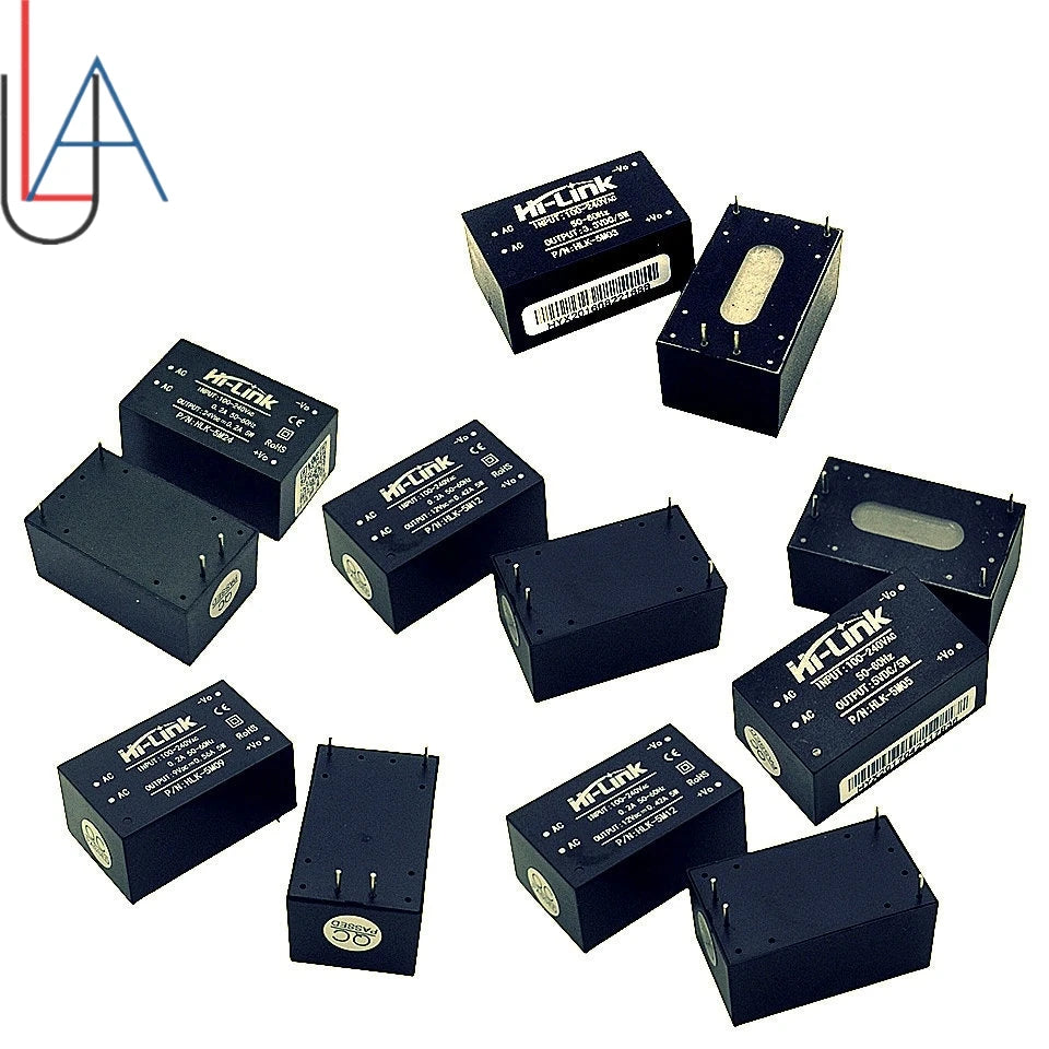 LAUBEI HLK-5M03/09/12/24 HLK-PM03/09/0612/24 AC-DC 3W 5W 5V/3.3V/12V/24V Intelligent Switch Step Down Buck Power Supply Module