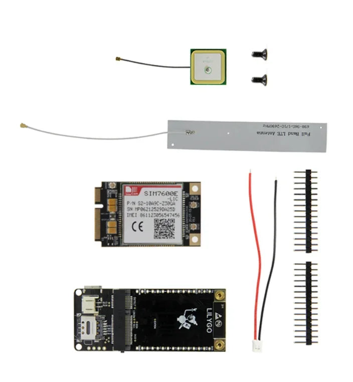 T-PCIE ESP32-WROVER-B 4MB AXP192WIFI Bluetooth Board with SIMCom SIM7000G SIM7600SA SIM7600E SIM7600JC-H SIM7070G LTE 4G module
