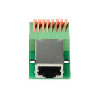 RJ45 Female Breakout Board Solderless RJ45 to 8Pin Quick Spring Terminal RJ45 Female Connector