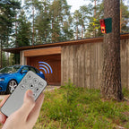 Solar Outdoor Motion Sensor Alarm Home  Alarm with Dog Barking Gunshot Sound Support Recording and Adjustable Volume