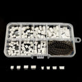 440Pcs/1Box ZH 1.5mm Pitch Straight Pins Header Connector Terminals Kit Plug Plastic Housing Header Crimp Connector