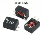 11uH 0.5A SMD 4 Pin Common Mode Choke 51UH High Frequency EMI Filter Replacement for SF0904-510