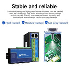 RS485 RS232 to Ethernet 8 Ways Serial Server NB183-V2 Series TCP UDP MQTT HTTP Modbus Gateway TCP- RTU POE