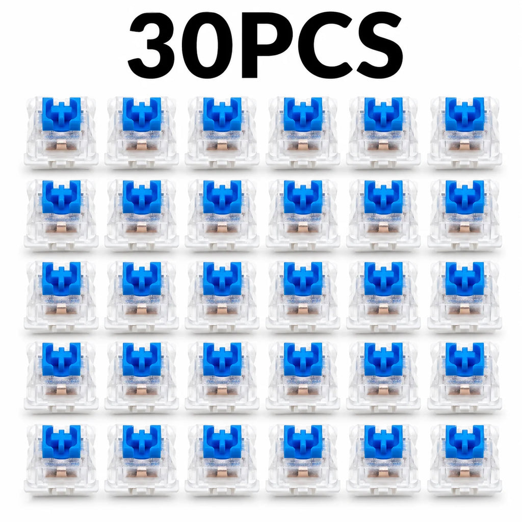 DIY Mechanical Keyboard Switches 30/50/100 PCS 3 Pin Tactile Clicker Keys Replacement Parts Accessories Use