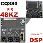 ShennDare CQ380 Digital DSP Module 96kHz 2 In 4 Out Audio Processor FIR Filter for Power Amplifier Speaker Management
