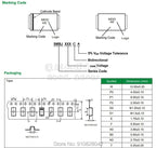 50pcs SMBJ 600W SMB (DO-214AA) TVS Diode SMBJ5.0CA SMBJ8.5CA SMBJ12CA SMBJ18CA SMBJ20CA SMBJ24CA  SMBJ30CA SMBJ40CA SMBJ75CA
