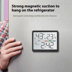 Youpin Electronic Thermometer Hygrometer Weather Station High Precision with Table Clock Function Mini Thermometer Sensor Gauge