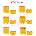 XT90/XT90S Male to Female Adapter for Car Lipo Battery Large Current Model Aircraft Plug with Resistance to Prevent Sparking