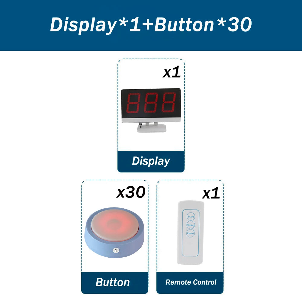 Answer Game Buzzer System Four Color States Three Answer Modes Quiz Buzzer System for Classroom Competition Family Games