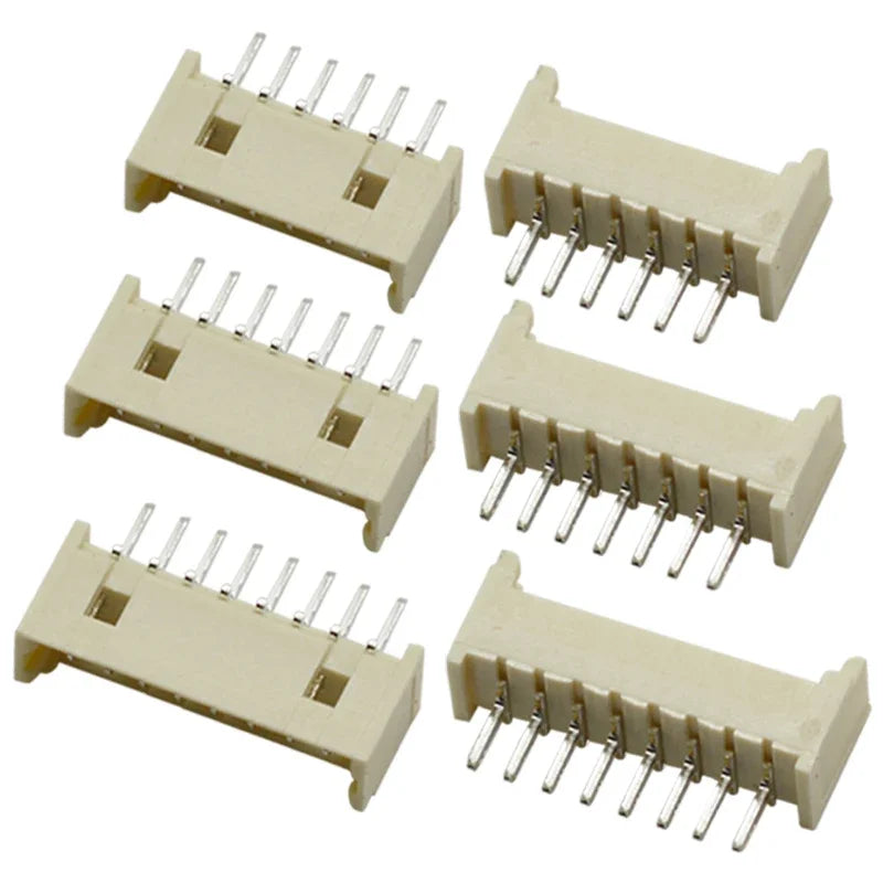 100pcs 1000pcs Straight 1.25mm 2P/3P/4P/5P/6P/7P/8P/9P/10P Micro Vertical PCB DIP Wire Connector Male Pin Header Wafer