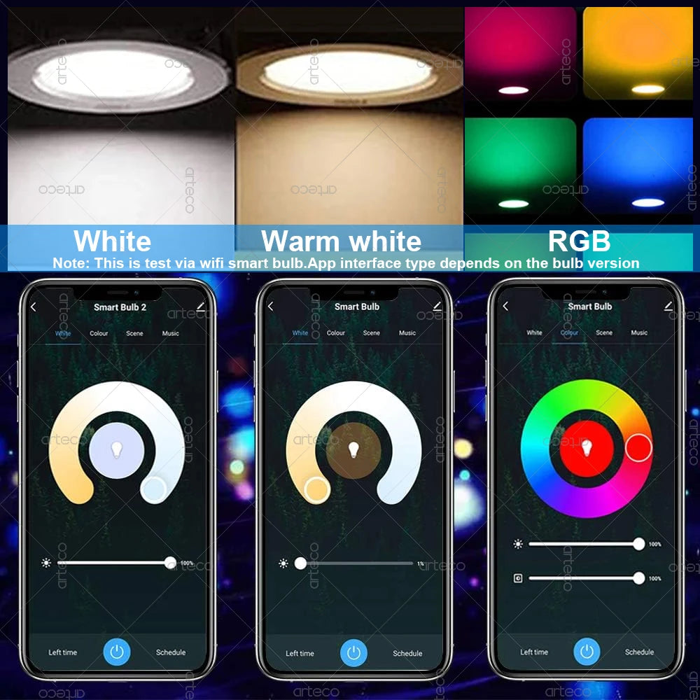 Tuya GU10 Smart LED Bulb WiFi Zigbee Bluetooth RGB 2700-6500K Dimmable Spotlight Lamps Smart Life APP Alexa Google Home Control