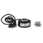 ABILKEEN Dia 80mm Photoelectricity Type Rotary Encoder with 20/22/25/28/30MM Through-Hole Shaft Rotary Encoder 10~2500 PPR