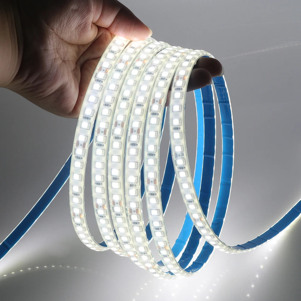 IP68 Waterproof LED Strip Light 2835 12V 24V 120LED/m with 2-pin Wire/ DC Plug Flexible Adhesive Tape 3000k/4500K/6000K 1M-20M