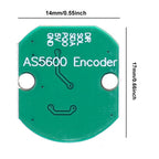 AS5600 Magnetic Induction Angle Measurement Sensor Module High Precision 12-Bit Magnetic Position Sensor Encoder with 3-pin Wire