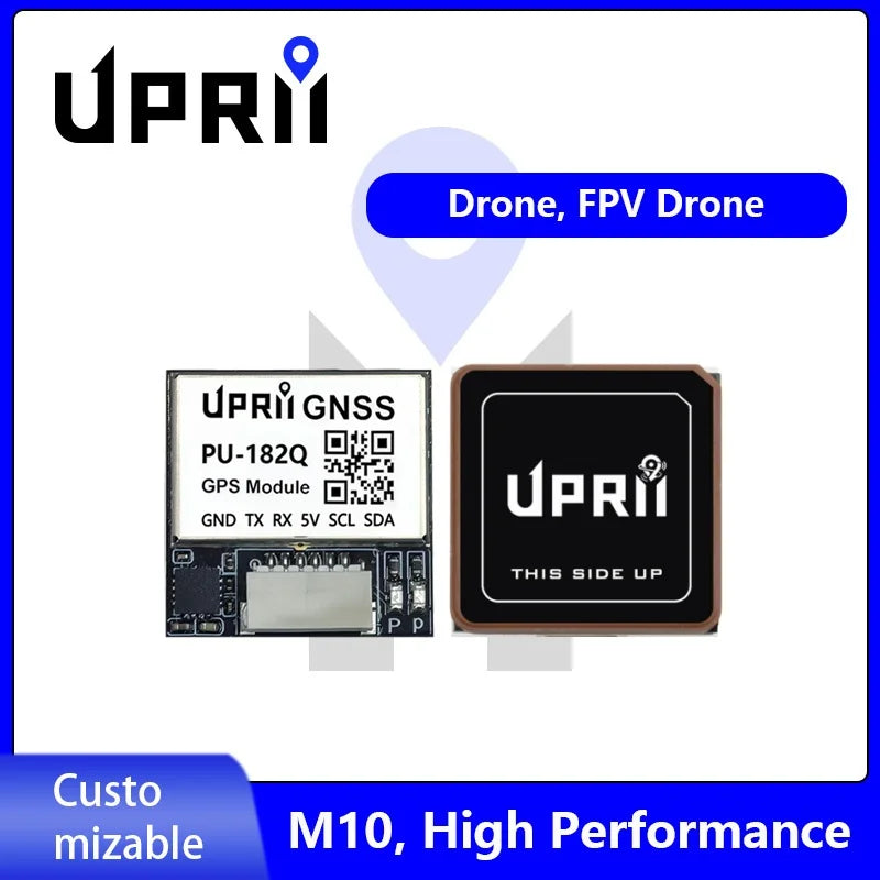 PU-182Q M10GNSS GPS Module with Compass, Compatible with INAV Betaflight Ardupilot, Support GPS Galileo GLONASS BeiDou QZSS SBAS