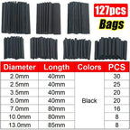 Heat Shrink Tube Kit Thermoresistant Tubing Heat Shrink Wire Wrapping Electrical Connection Cable Insulation Sleeved Protecter