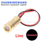 Laser Head 650nm 9mm 3V 50mW Laser Cross Diode Module Red Copper Head Line / Point / Cross Laser Diode