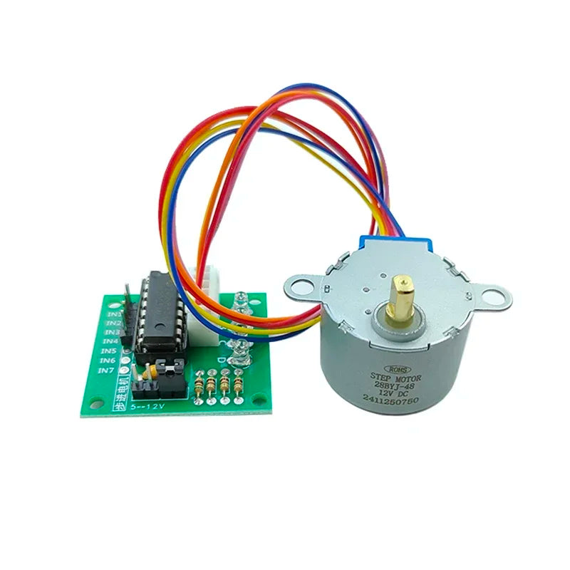 DC 5V Stepper Motor 28BYJ-48-5V / 28BYJ-48-12V DC12V 4 Phase Stepper Motor + Driver Board ULN2003 for Arduino