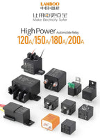 LANBOO New Product 150A Car Relay 12V/24V, High Current Car Starter Relay, Auto Power Relay