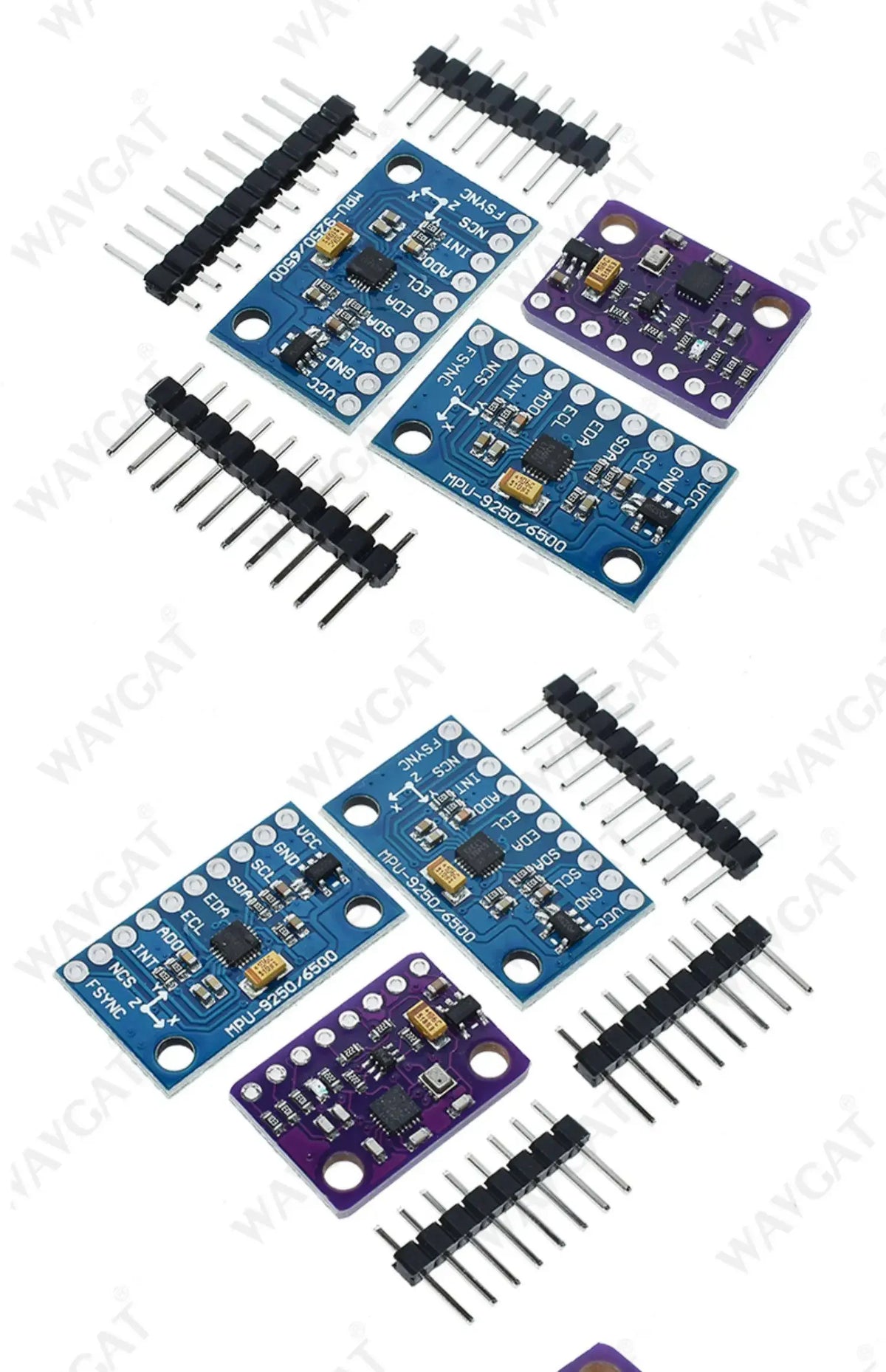 MPU9250 6500 Module 9DOF Accelerometer Gyroscope Compass 6/9 Axis GY-91 Sensor