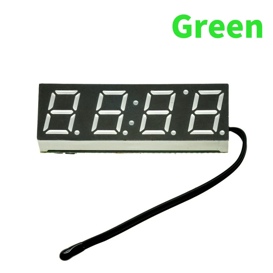 LED RX8025T Digital Clock Temperature Voltage Module DIY Time/Thermometer/Voltmeter DC 5-30V For Arduino