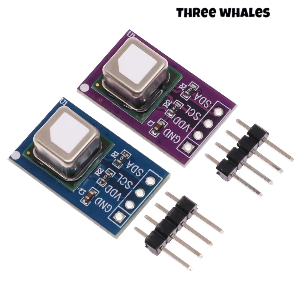 /SCD40 SCD41 Gas Sensor Module Detects CO2 CO2 Temperature and Humidity Two In One I2C Communication Purple with Pin Array