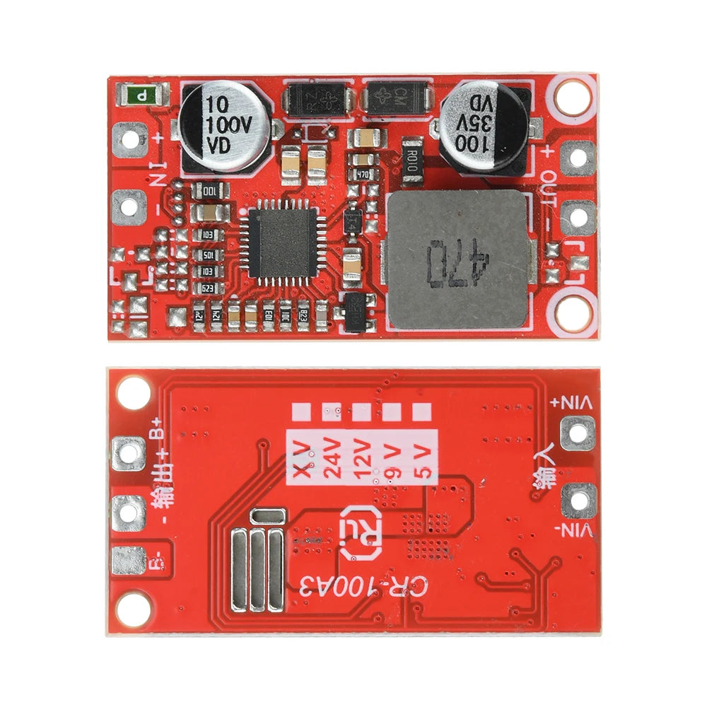 Buck Converter DC-DC 12-100V TO 5V 12V Buck Regulator Step-Down Power Supply Module 3A Low Ripple Voltage Step Down Board