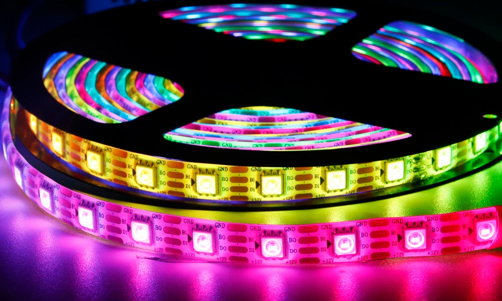 WS2815 Led Strip With14/17/21Keys Controller (WS2812B WS2813 Updated) RGB Individually Addressable Kits 30/60/144 Leds/M DC12V