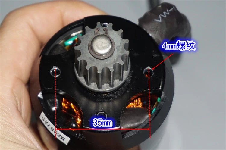 Top-Quality 24V Imported Electric Skateboard Motor 56mm Diameter 130KV Brushless Motor with External Rotor and Hall Sensor