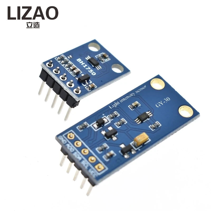 LIZAO GY-302 GY-30 BH1750 BH1750FVI Digital Light Intensity Illumination Sensor Module 3V-5V for Arduino
