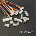 5Sets JST XH2.54 XH ZH PH 1.25mm 1.5mm 2.0mm 2.54mm Wire Cable Connector 2 3 4 5 6 7 8 9 10 12 PIN Male and Female Plug Socket