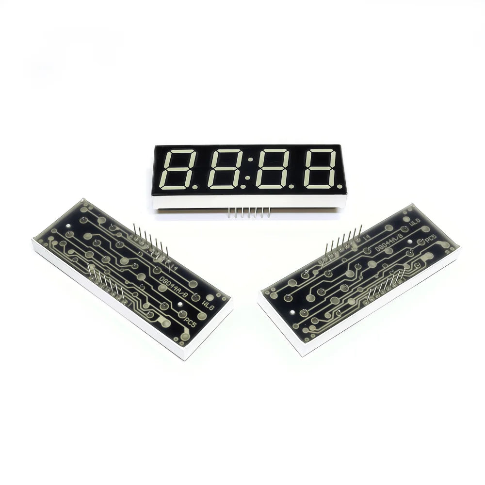 10PCS 0.8 inch 4-digit clock digital tube 71.5mmX26mm digital display "8" height 20.3mm 7-segment digital tube 8402 series 14PIN