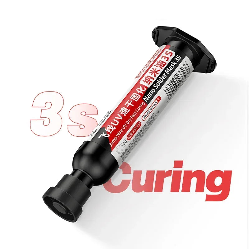Jump Wire UV Dry Fast Curing Nano Solder Mask 3S for Phone Welding Maintenance Oil Soldering Paste Flux Inks