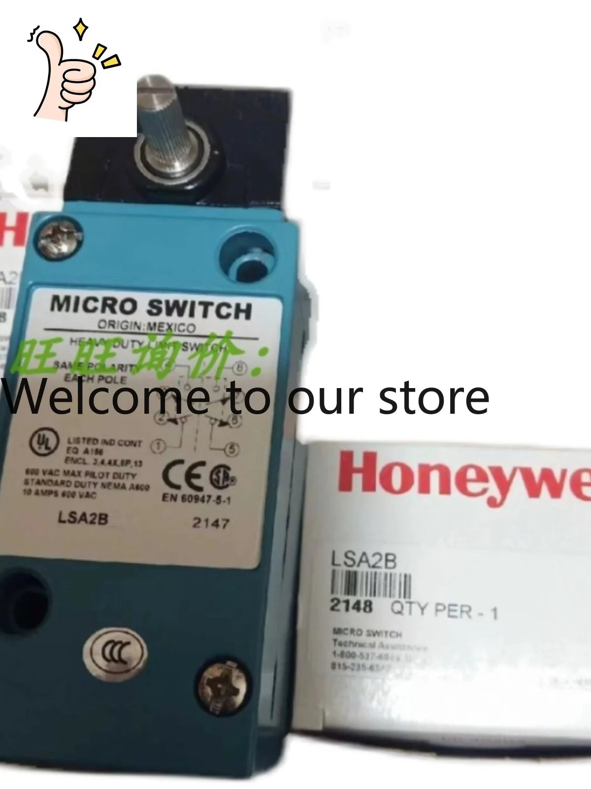 [Physical Photo] LSA2B, LSA2B-1A Honeywell Limit Switch