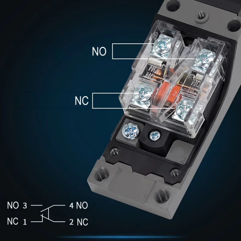 CNTD CZ-8105N Vertical Limit Switch Momentary Metal Roller Lever Position Limit Switch 10A 380V Elevator Limit Switch IP65