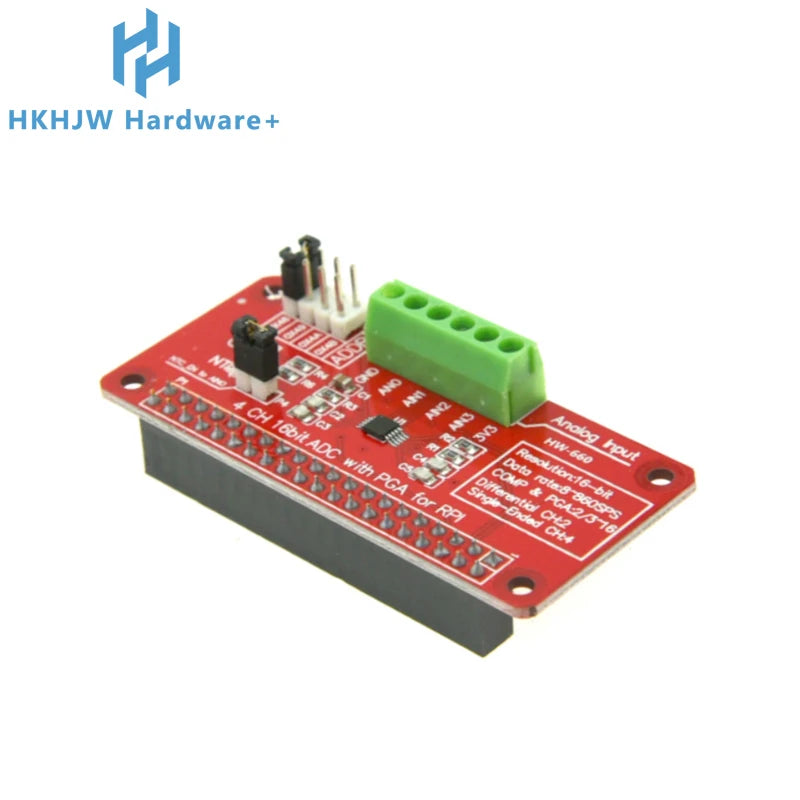 ADS1115 3.3V ADC Module For Raspberry Pi 3/2/B+ I2C RPI-ADS1115-ADC Analog To Digital Converter Module