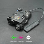 US Warehouse Tactical Gear PEQ15 PEQ Indicator Red Green Dual Laser/IR Light/IR Laser AR15 HK416 Hunting Accessory Fit 20MM Rail